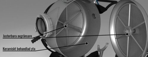 Inversion drum 600 6" with trolley - Bild 4