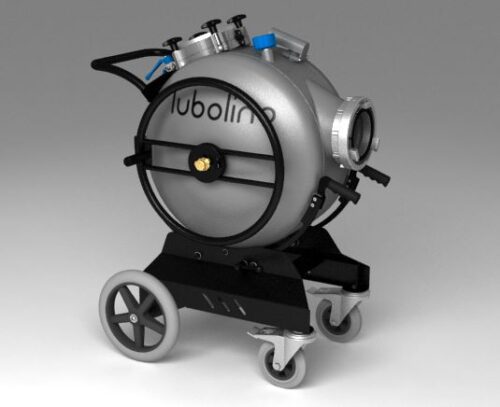 Inversion drum 600 6" with trolley
